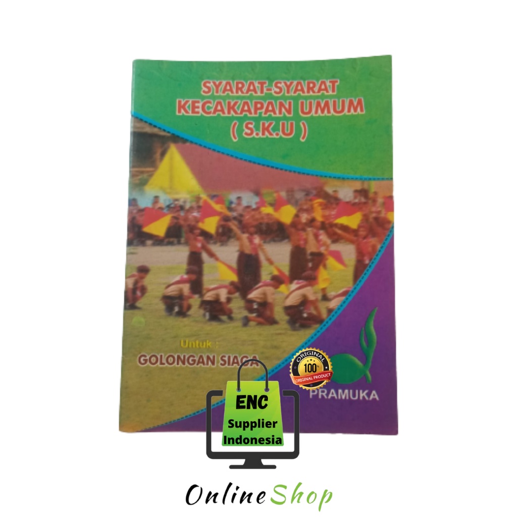 

1 buah buku syarat kecakapan umum sku gologan siaga pramuka per pcs - enc.sup
