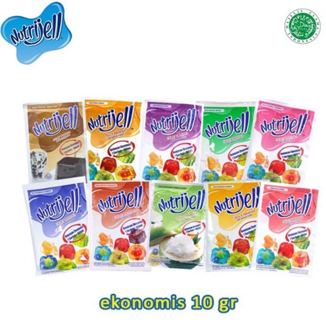 

Nutrijell Jelly Powder EKONOMIS ALL VARIANT JELLY INSTAN 10g