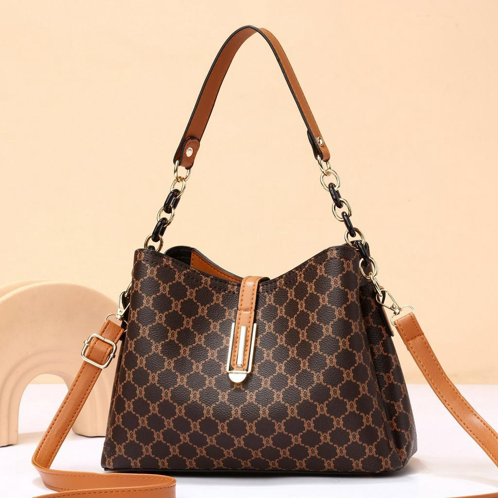 BJ32198 - BROWN/COFFEE/BLACK/BEIGE - TAS SLEMPANG HANDBAG JINJING WANITA FASHION IMPORT MODIS ELEGAN TERMURAH TERLARIS TERBARU BAGSTORE JAKARTA TAS BATAM LT2198 JTF8891