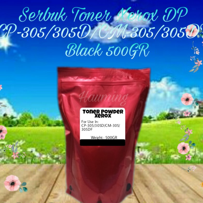 Serbuk Toner Xerox CP305 CM305 CM305D CP305D CM305DF CP-305 305D 305DF CM-305 305D Black 500gr