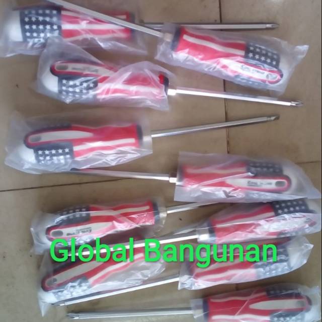 Obeng Bolak Balik Karet American