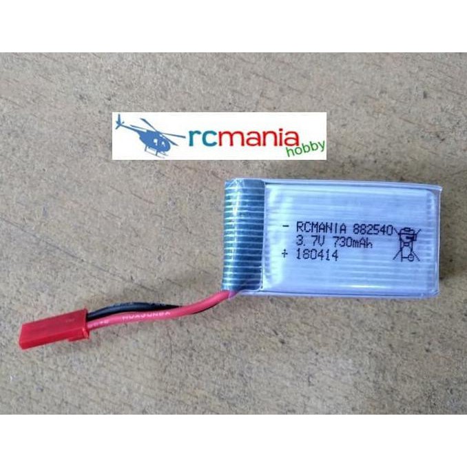 PART RCmania Lipo 730mah 3.7v 1S Syma X56W -DRONE_ZONE
