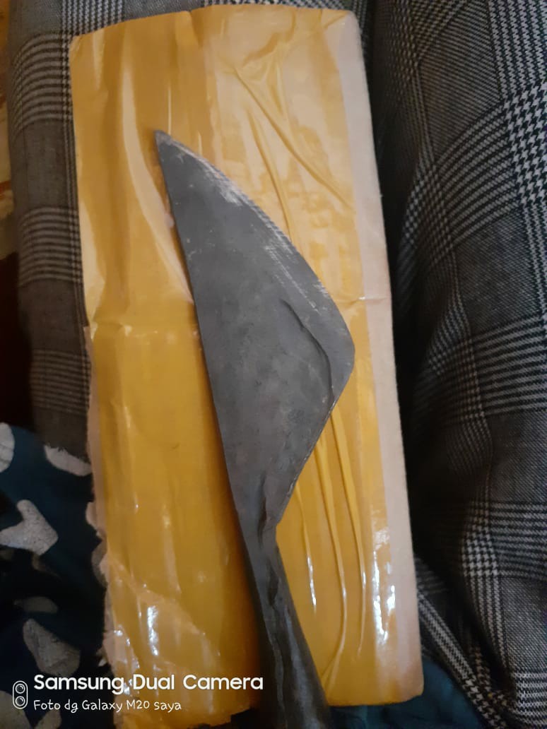 Pisau Pangot/pisau Raut Belah Bambu Dari Baja Per