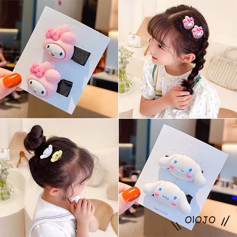 2Pcs Korea Lovely Lolita Tali Kepala Karet Elastis Tinggi Net Merah Sederhana Aksesoris Rambut Gadis - ol