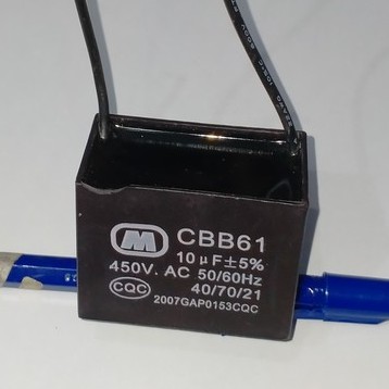 KAPASITOR KOTAK 10 UF/MIKRO CBB61