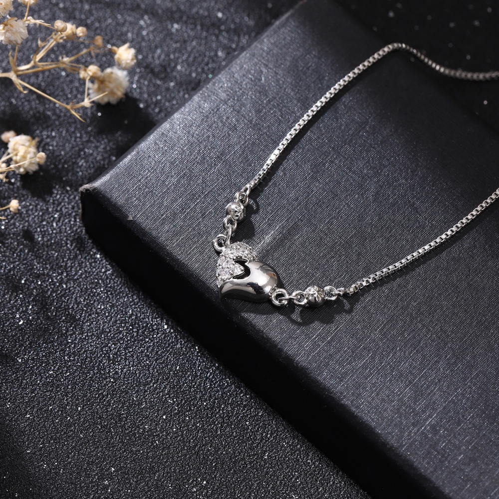 D.G.C Gelang  Wanita Diamond Titanium Gelang Steel Berlian Bracelet Gaya Korea  D323