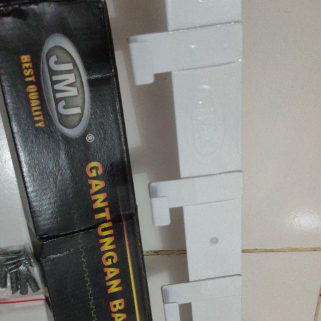 Gantungan Baju Dinding 5 Kait / Gantungan Serba Guna Tipe Neo (putih)