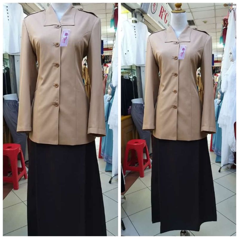 Seragam Pembina Pramuka Wanita ROK A/ Stelan Pembina Pramuka GURU ROK A/ STELAN PRAMUKA WANITA RE BO