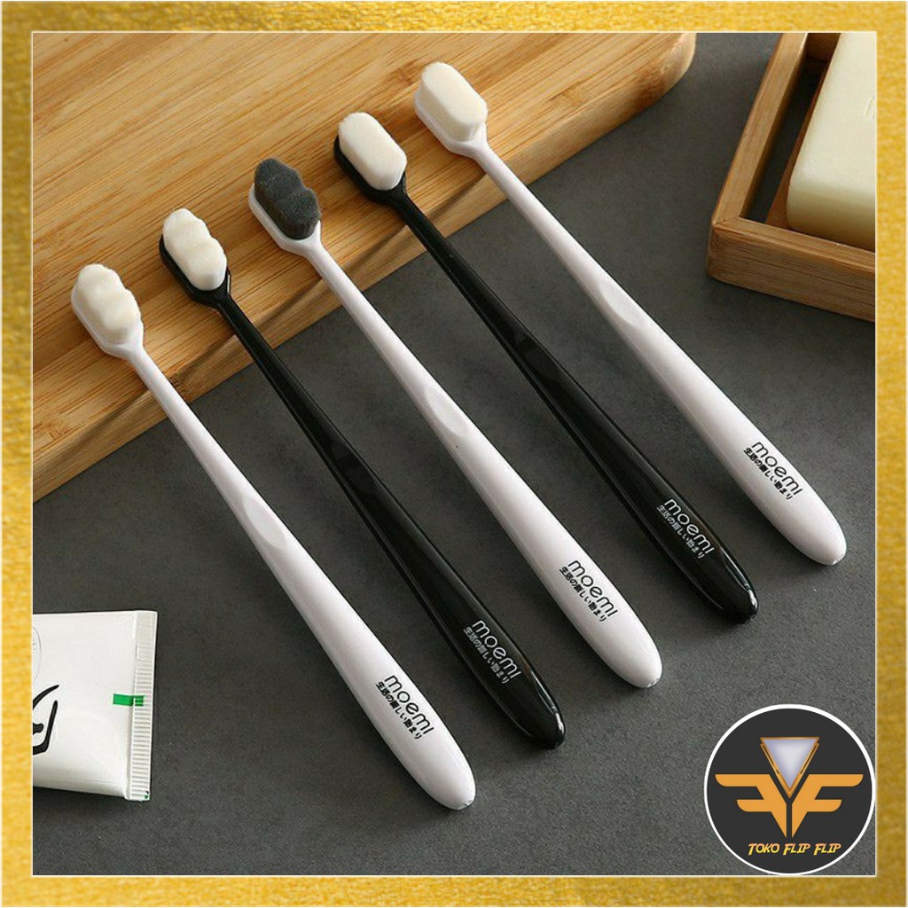 BEST SELLER Sikat Gigi Bulu Nano 12000 Lembut Gaya Jepang / Tootbrush Micro Brush