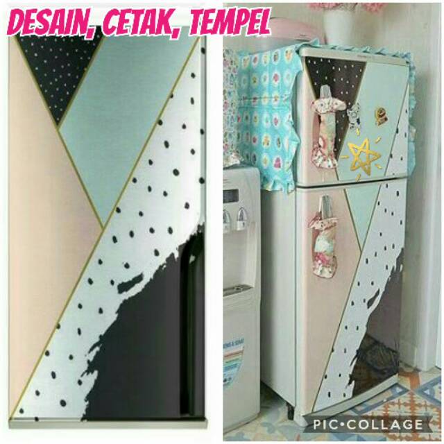Stiker Kulkas 2 Pintu Murah
