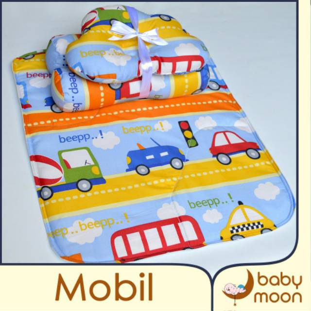 READY BANDUNG Matras Bantal Guling Bayi , Kasur Matras Lembut Dengan Anti Air , Matras Tidur Bayi