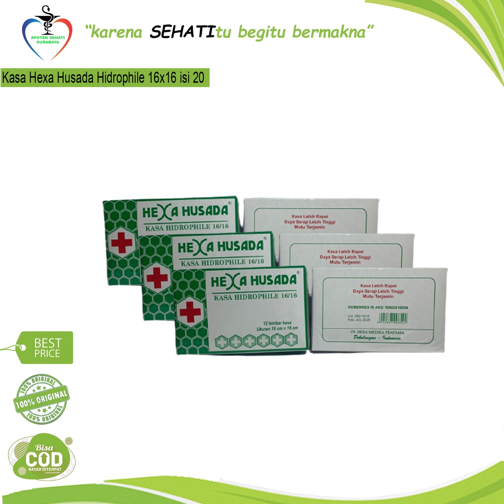 KASA STREIL HEXA HUSADA HIDROFIL 16X16