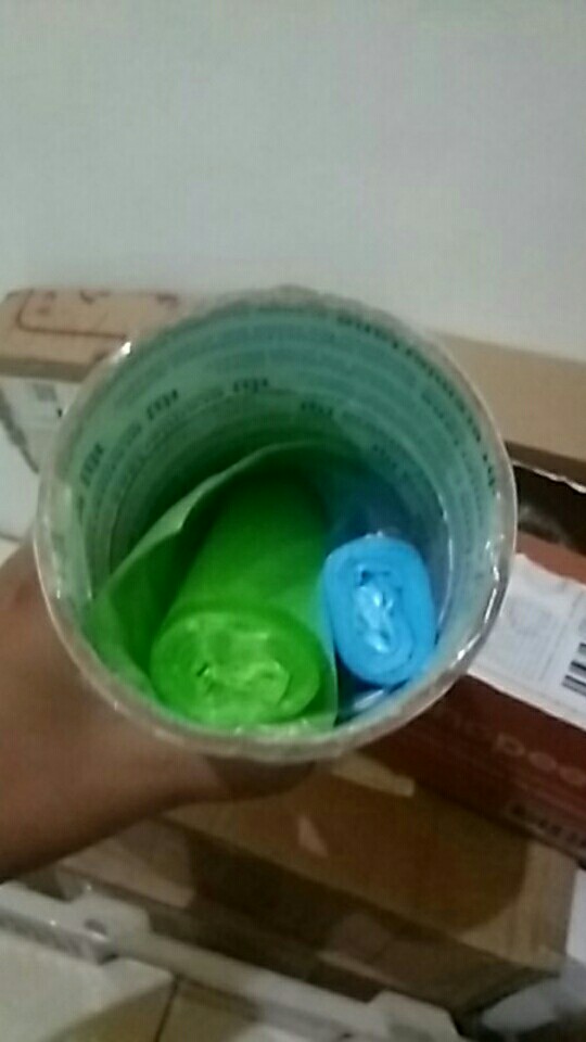 Kantong Plastik Sampah 45x50cm Isi 20 Lembar / Kantong Plastik Gulung Roll / Plastic Trash Surabaya