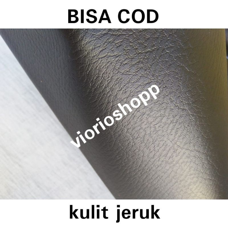 kulit jok polos - cover jok motor kulit jeruk