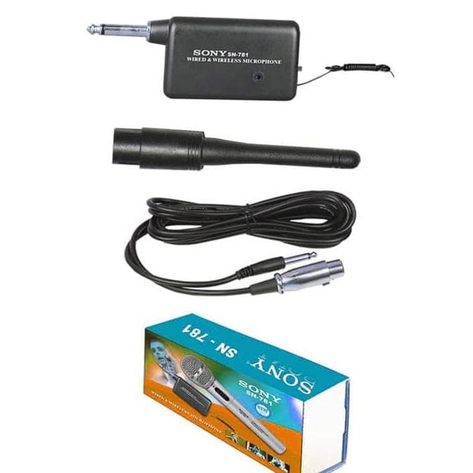 Mic Sony SN 781/m90 Microphone Bisa wireless dan kabel