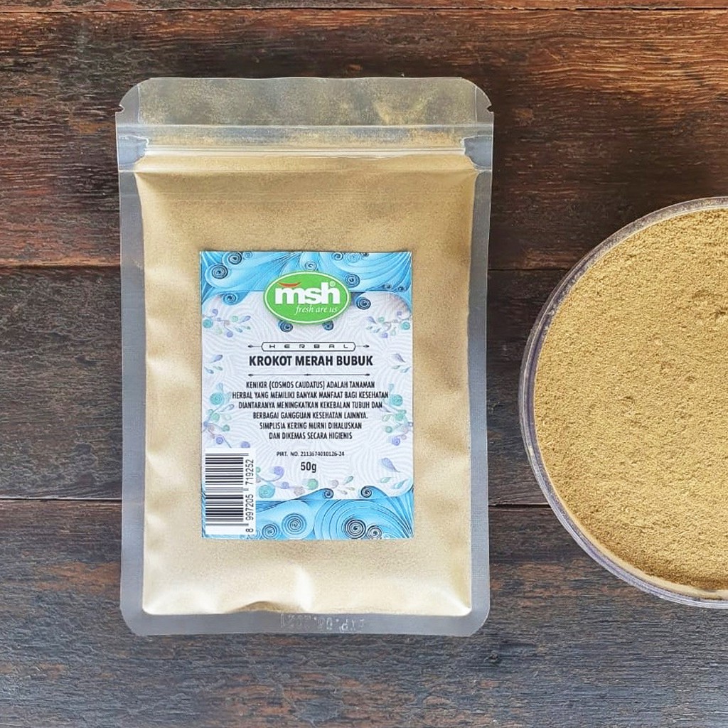 

Premium MsH Krokot Merah Bubuk 50 g