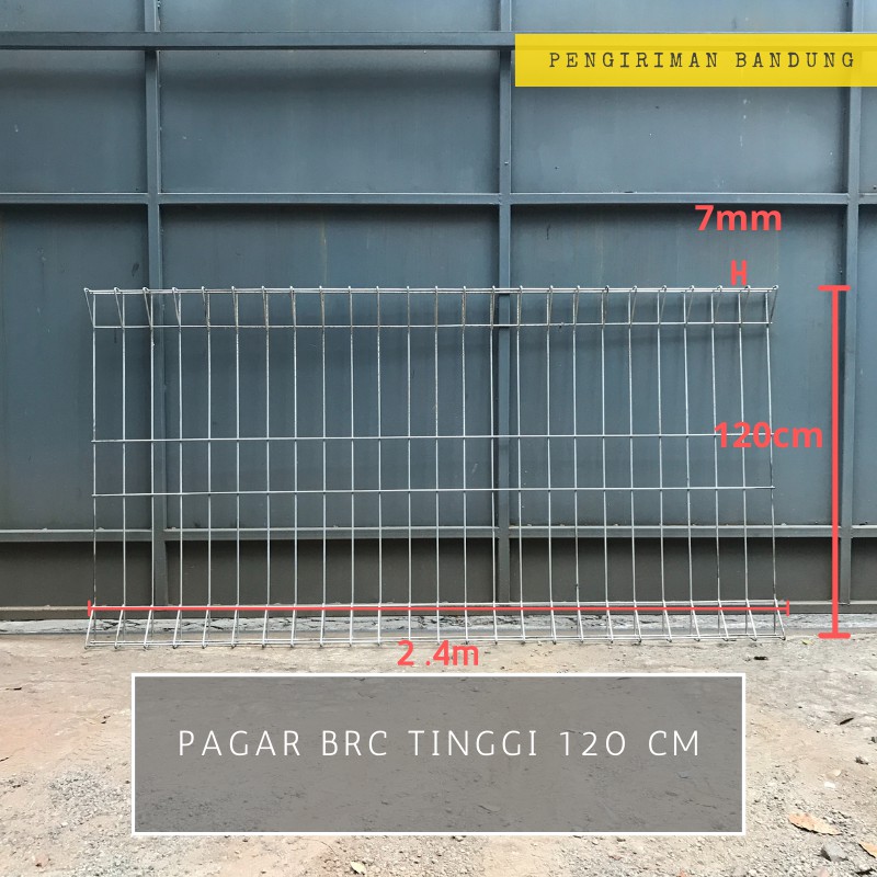 Pagar BRC tinggi 120 cm