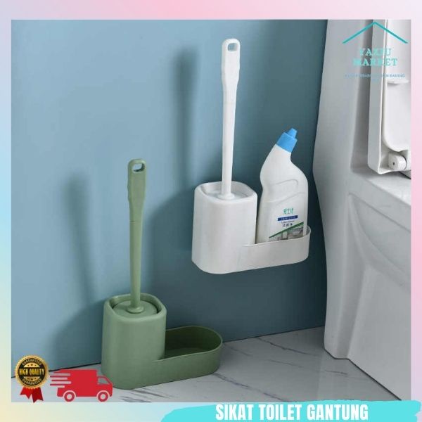 Sikat Kamar Mandi / Sikat Toilet WC Tempel / Sikat WC Holder