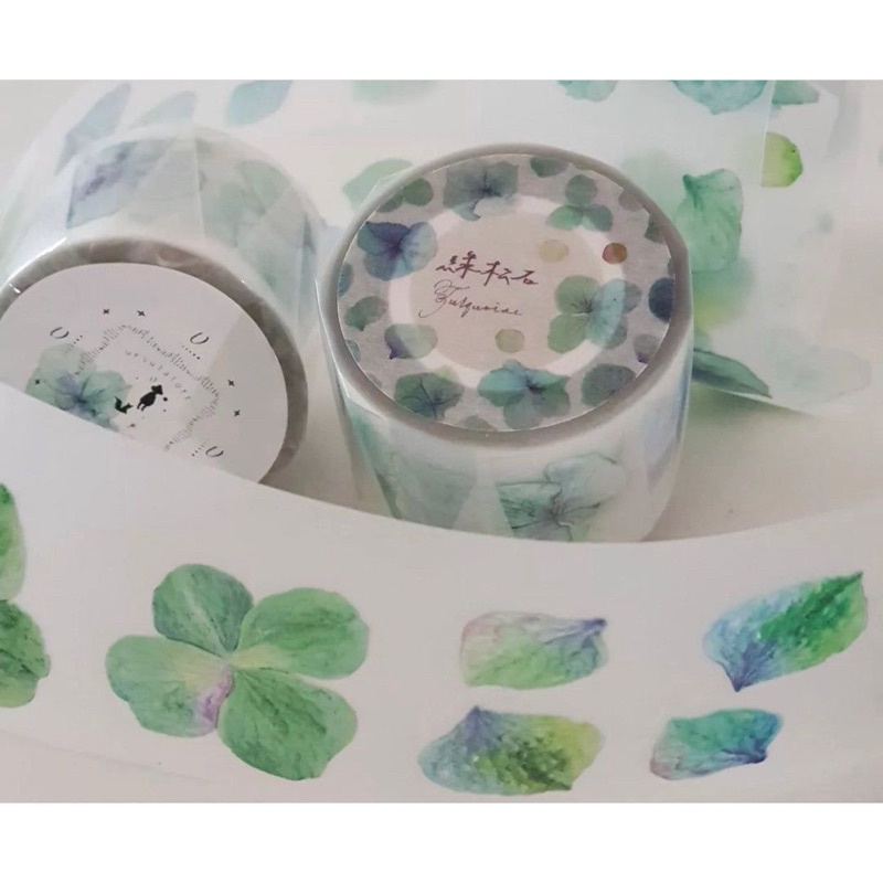 

Ursulaloft Hydrangea Turquoise PET Tape Roll