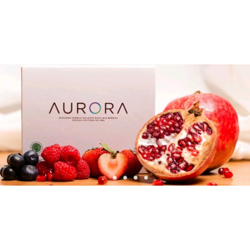 Aurora Collagen L-Glutathione Glowing Halal Bpom