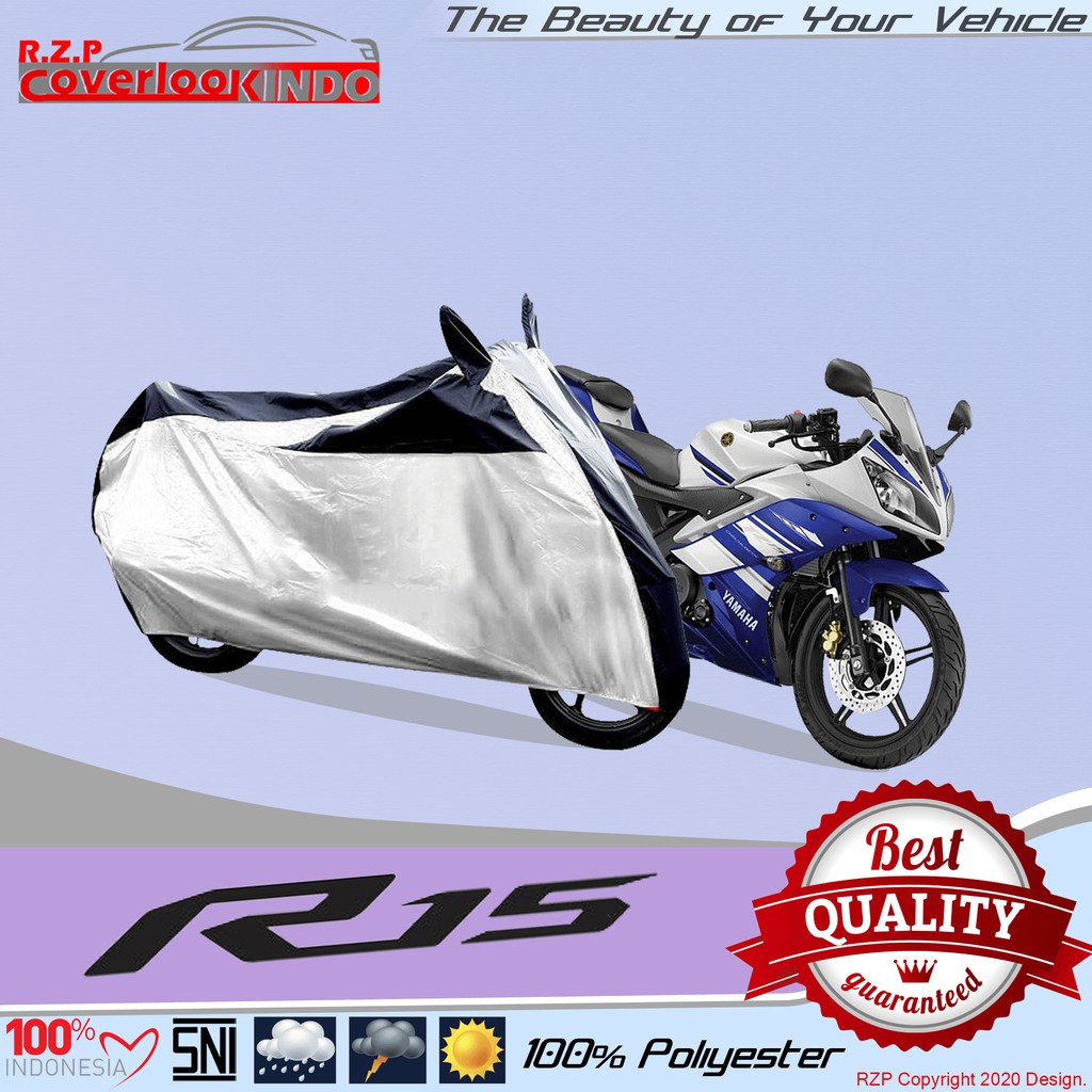 PELINDUNG MOTOR YAMAHA R15 SARUNG MOTOR YAMAHA R15 COVER MOTOR YAMAHA R15 BEST SELLER
