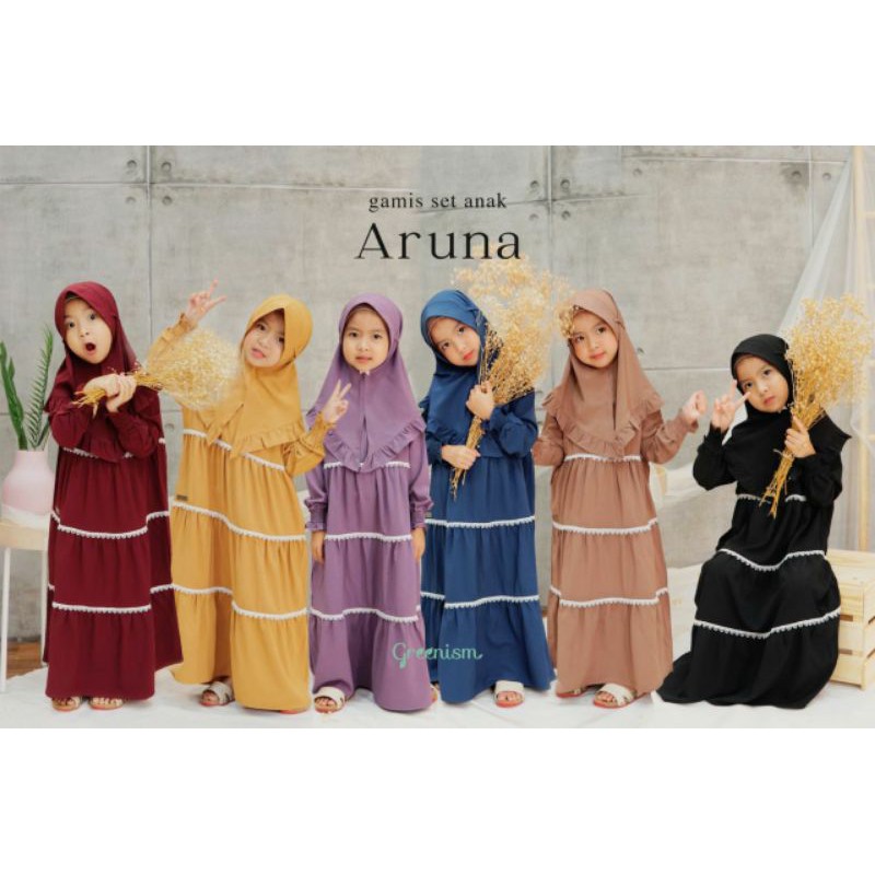 Aruna gamis set by Grenism