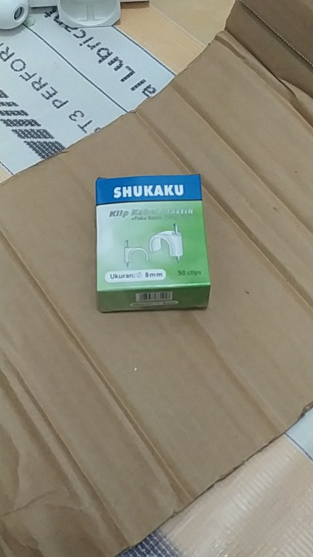 Klem Kabel Paku Beton 8mm Shukaku Klen Kabel Cable Clips 8 Mm