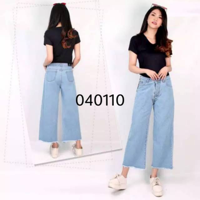 FWR - 27-34 Kulot Jeans Fringe zefanya