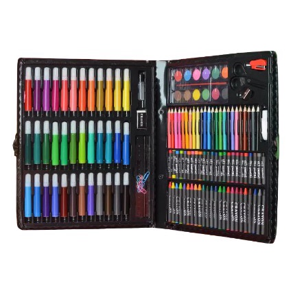 

(TERLARIS) Super Mega Art Set Anak 150pcs Spidol Crayon / Set Menggambar