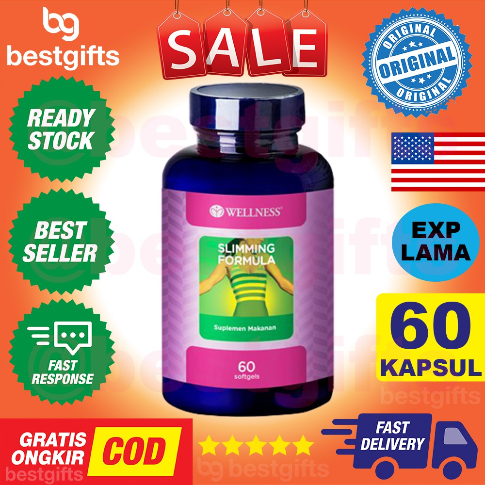 Jual WELLNESS SLIMMING FORMULA SLIM FIT MENURUNKAN PENURUN BERAT BADAN