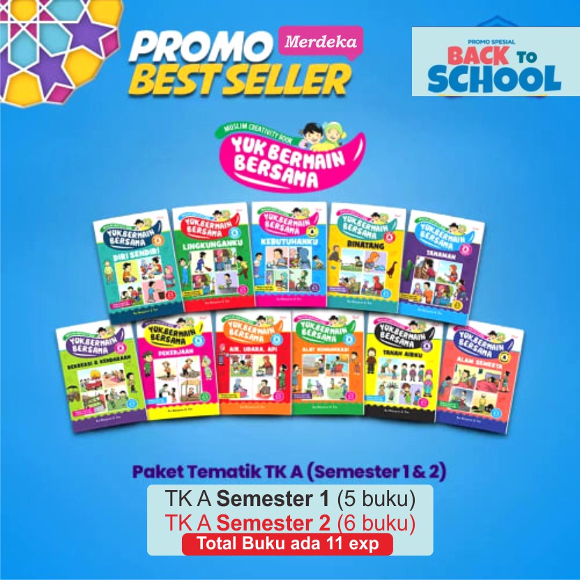 Buku Paket TK A Tematik Semester 1 Yuk Bermain Bersama