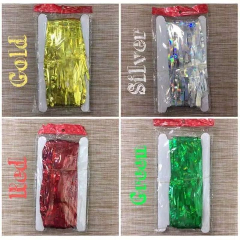 TIRAI FOIL/ RUMBAI DEKORASI ULANG TAHUN