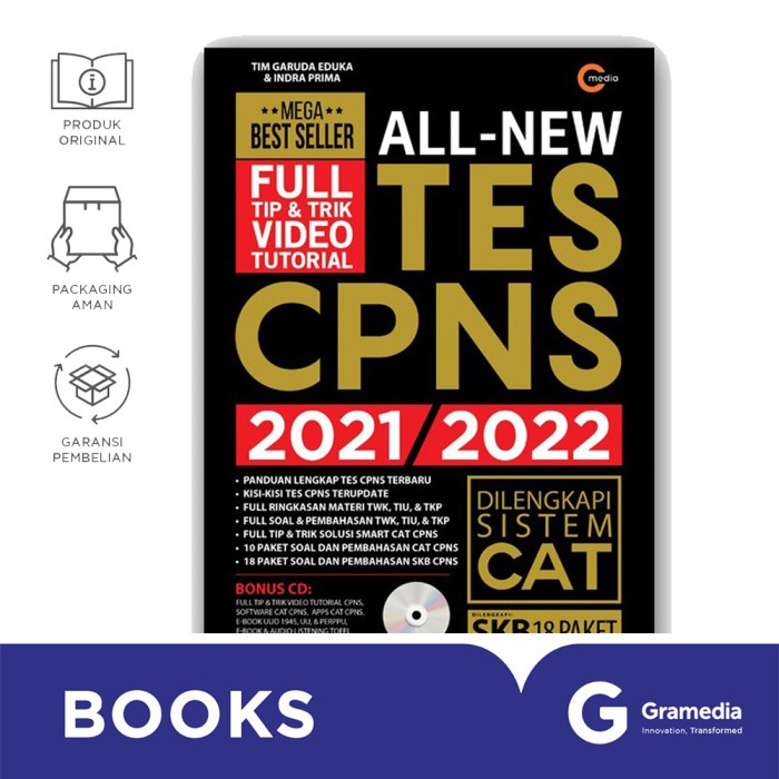 

DISKON HARGA ALL NEW TES CPNS 2021/2022 (PLUS CD KPL303