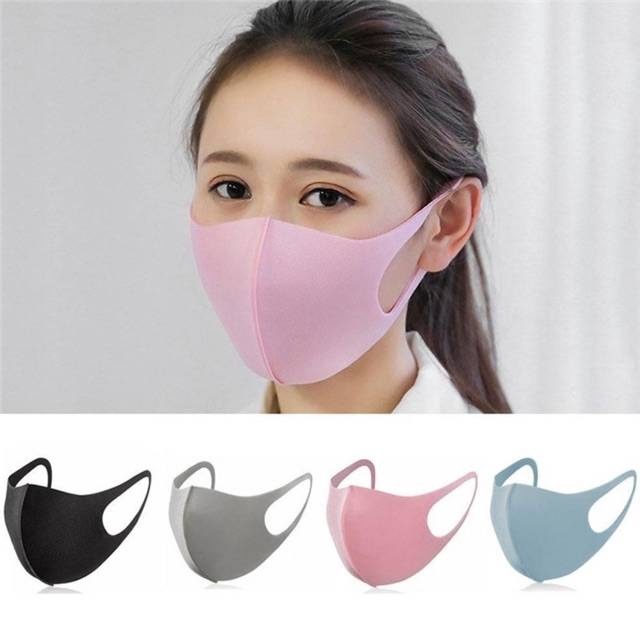 Isi 5 Masker Scuba Model Korea Kualitas Premium / Masker Anti Debu Anti Bakteri Bahan Kain Scuba Washable / Masker Scuba Import High Quality Isi 5