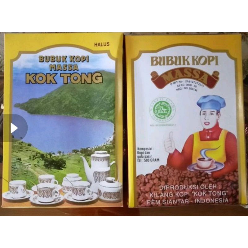 

Kopi KOK TONG - Kopi Bubuk - Kopi Siantar 500g