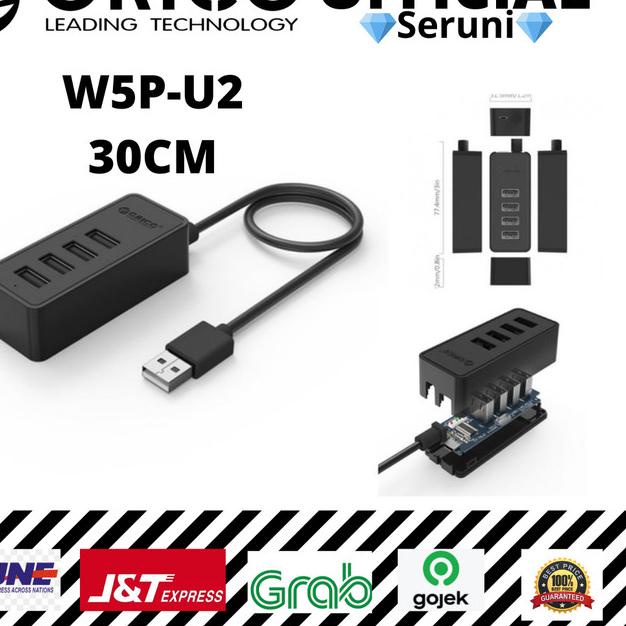 ➲ ORICO W5P-U2 USB2.0 Desktop HUB - 30 cm ❊
