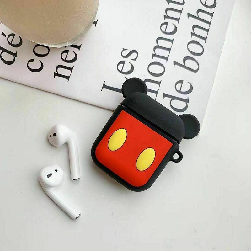 Casing Case Pelindung Cover Belakang Bahan Silikon Untuk Airpods 1 2