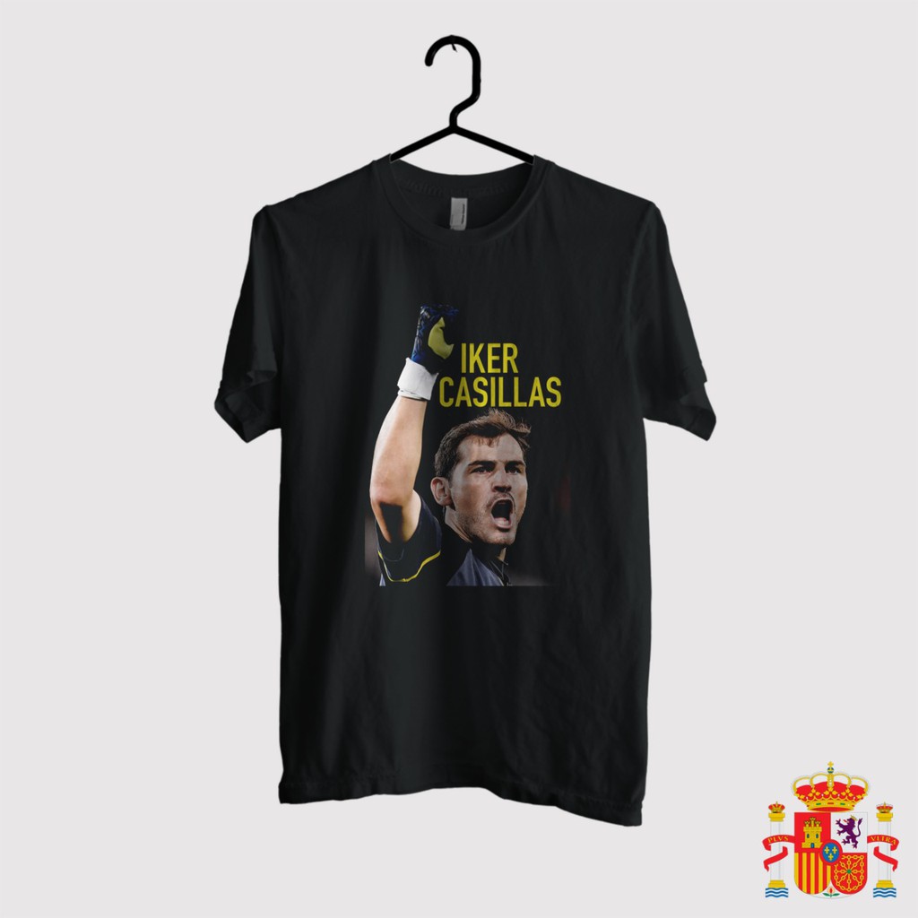 KAOS BOLA SPANYOL - IKER CASILLAS (TSHIRT KUALITAS PREMIUM)