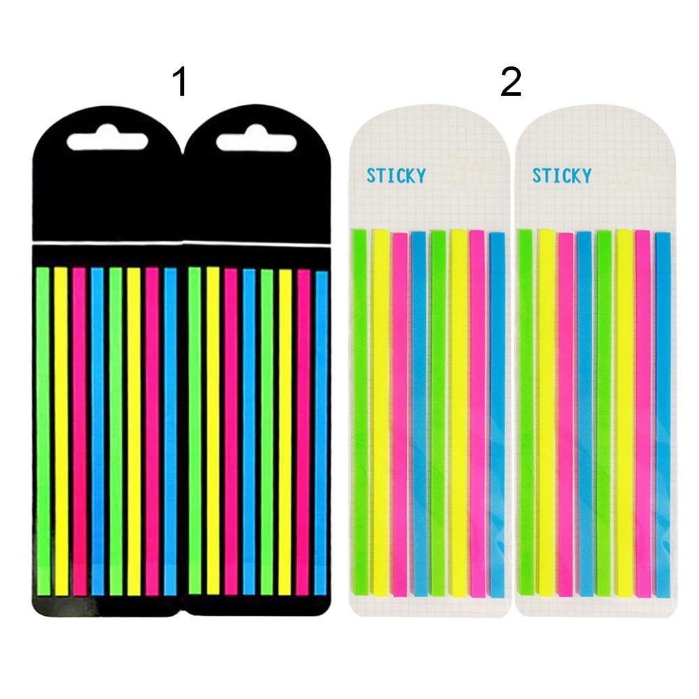 Tabs Indeks Atas Hadiah Neon Anak Stiker Warna