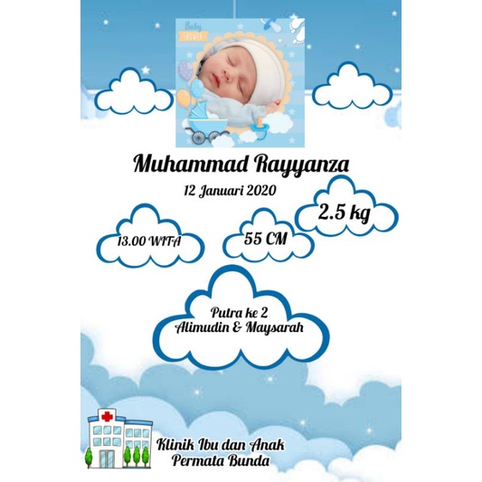 Edit foto biodata bayi biru