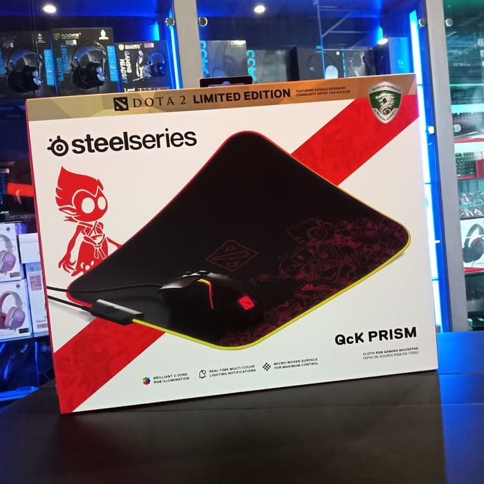Steelseries Qck Prism Dota2 TI9 - Gaming Mousepad