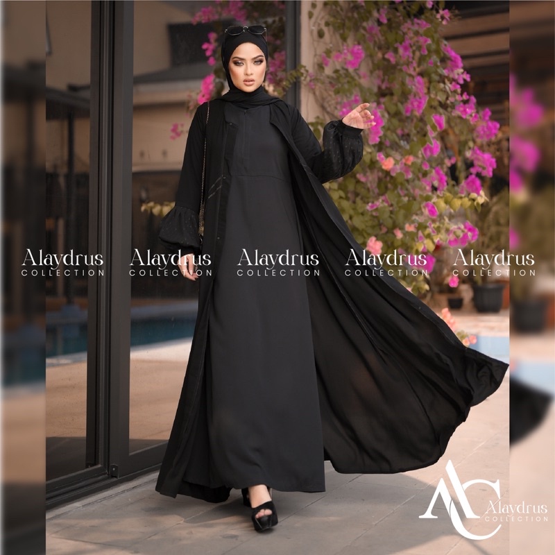 Abaya Gamis Maxi Dress Busana Muslimah Gamis Arab Saudi 863