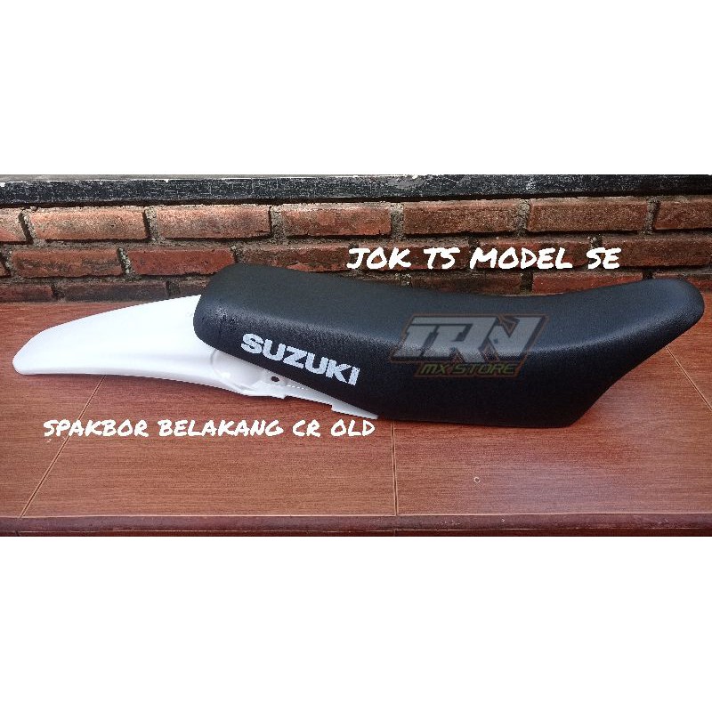 Jok Suzuki TS 125 Model Slim Spakbor belakang Model CR 250 OLD