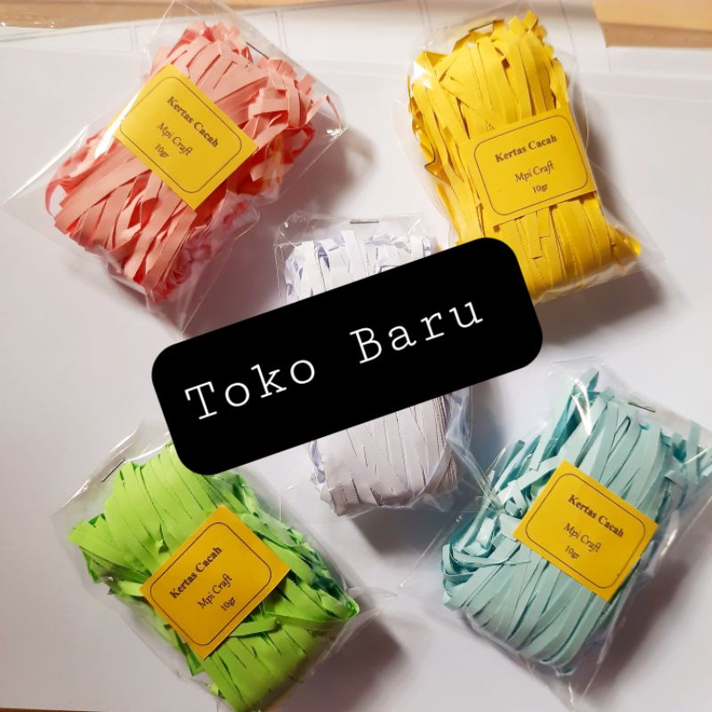 

Kertas cacah 10gr warna / kertas serut / kertas pengaman barang pecah belah