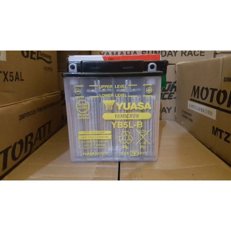 Aki motor mio sporty,Vega R YUASA YB5L-B...