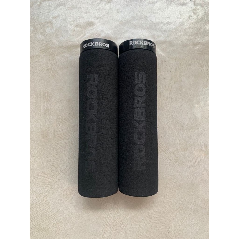 TERMURAH!!! ROCKBROS Silicone Sponge Grip Gagang Sepeda BT1001 / Realpict