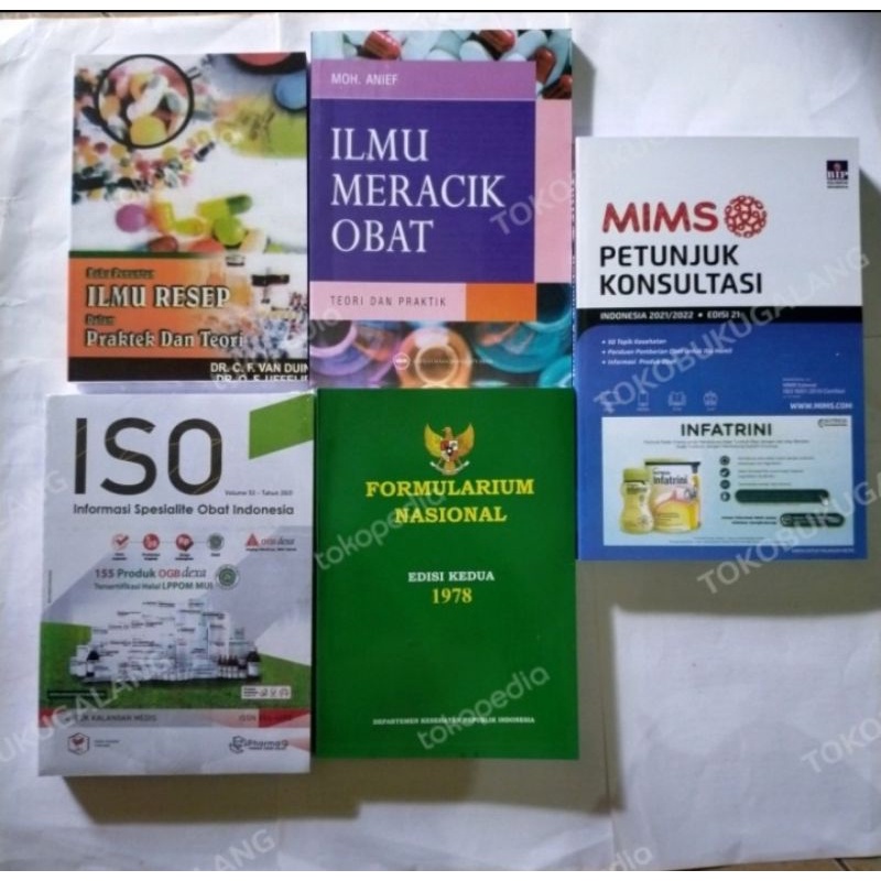 paket 5 buku farmasi