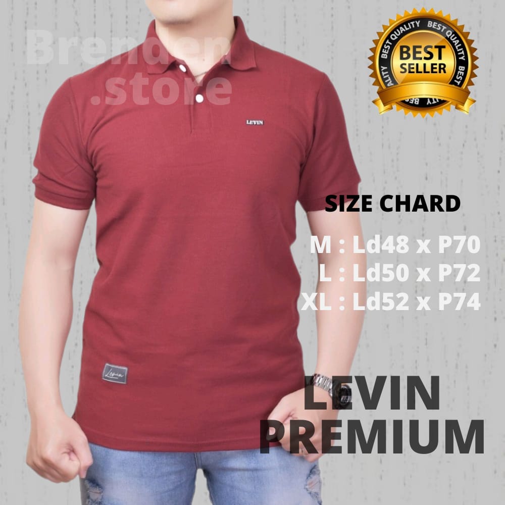 Polo Shirt/Kaos Kerah Pria Premium/Murah/LEVIN PREMIUM
