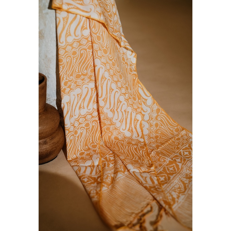RATU - Scarf Batik TCK Parang Yellow