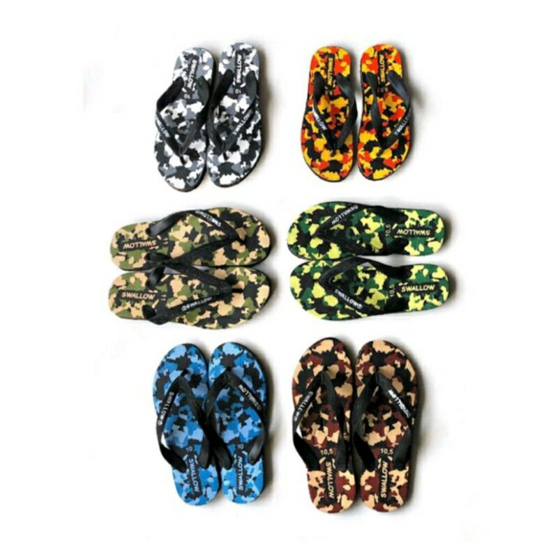 Sandal Swallow Original Motif Army